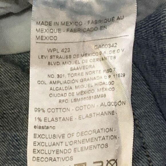 Levi Strauss & Co Men 40x32 Signature S67 Athletic Jean Lt Wash Straight Leg (A) - Picture 3 of 5